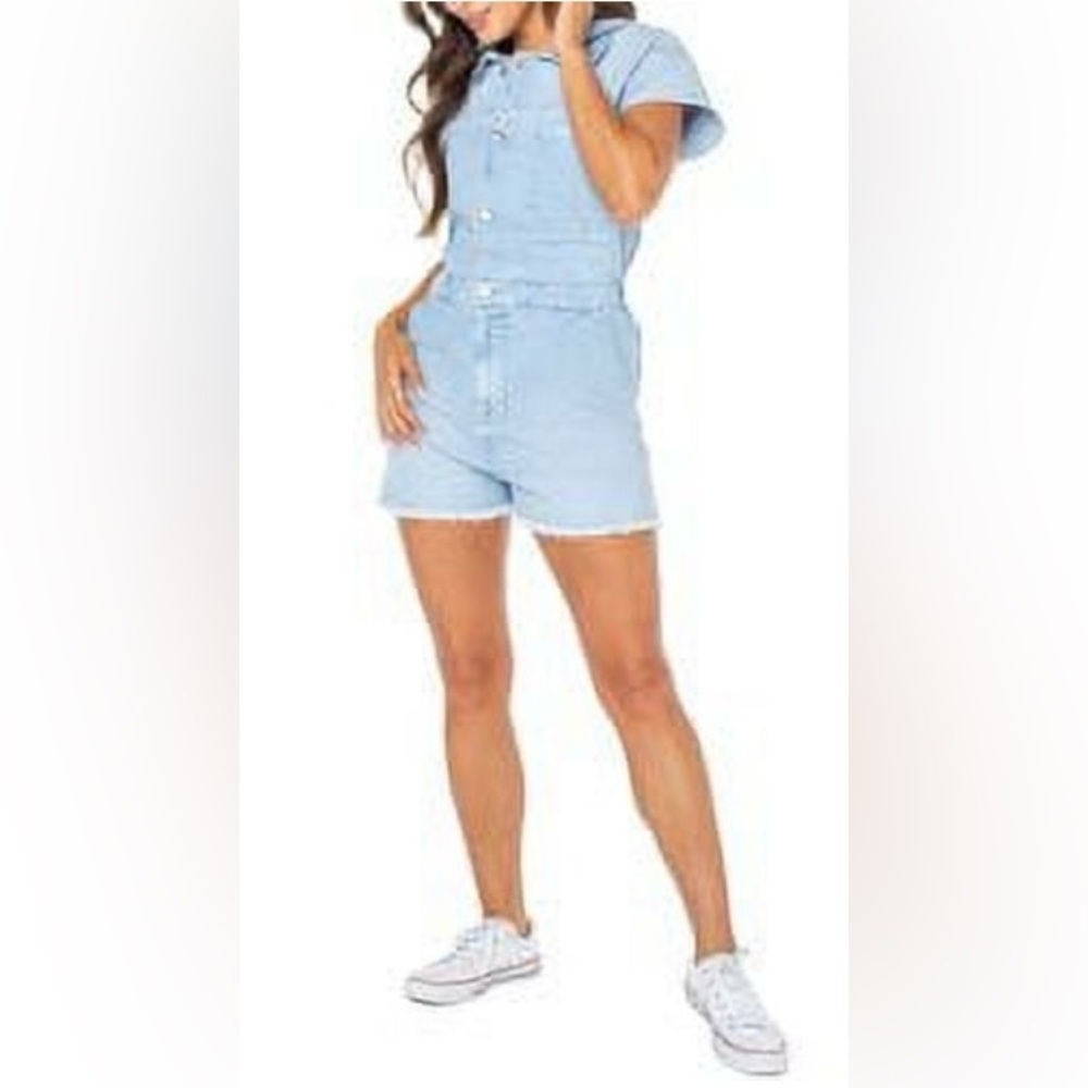 Celebrity Pink Juniors' Plus Size Short Sleeve Boilershort
